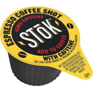 SToK Stok Caffeinated Espresso Coffee Shot, 13 Milliliter -- 264 per case
